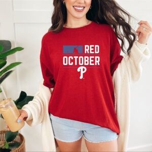 Philadelphia Phillies Red October Tshirt NEW